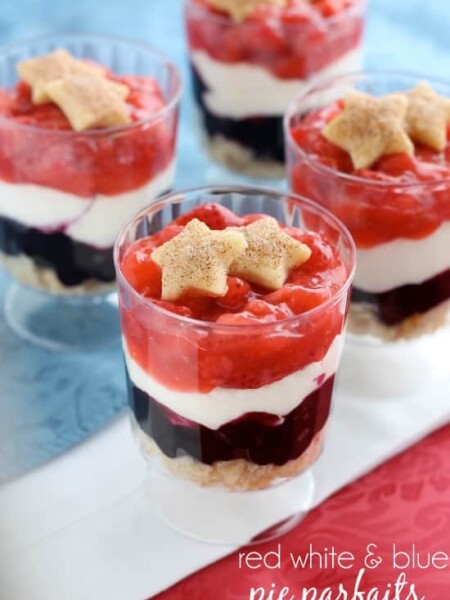 Red White & Blue Pie Parfaits