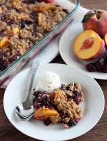 Blackberry Peach Crisp