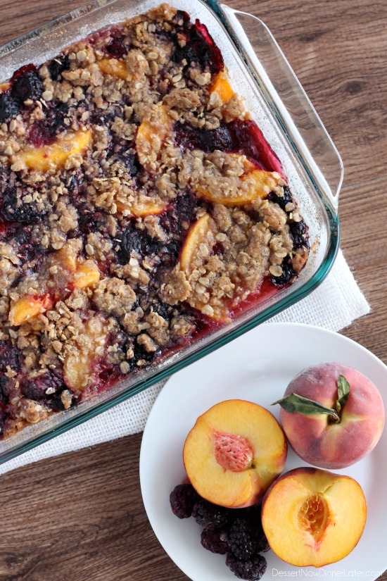 Blackberry Peach Crisp