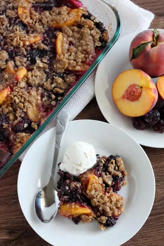 Blackberry Peach Crisp