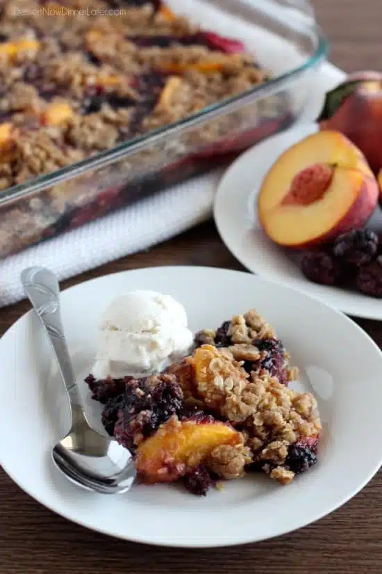 Blackberry Peach Crisp