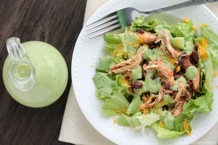  Crockpot Chicken and Black Bean Taco Salad