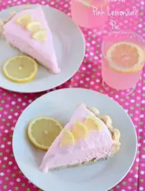 Frozen Pink Lemonade Pie