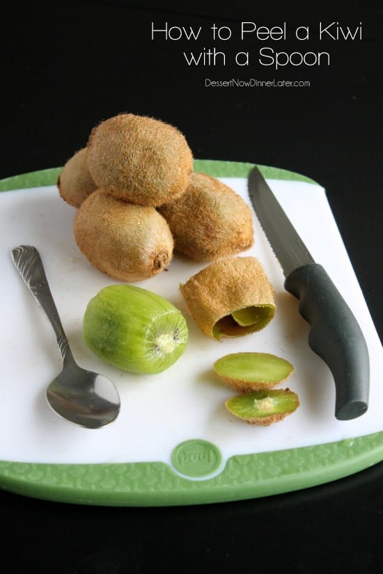 How to Peel a Kiwi with a Spoon