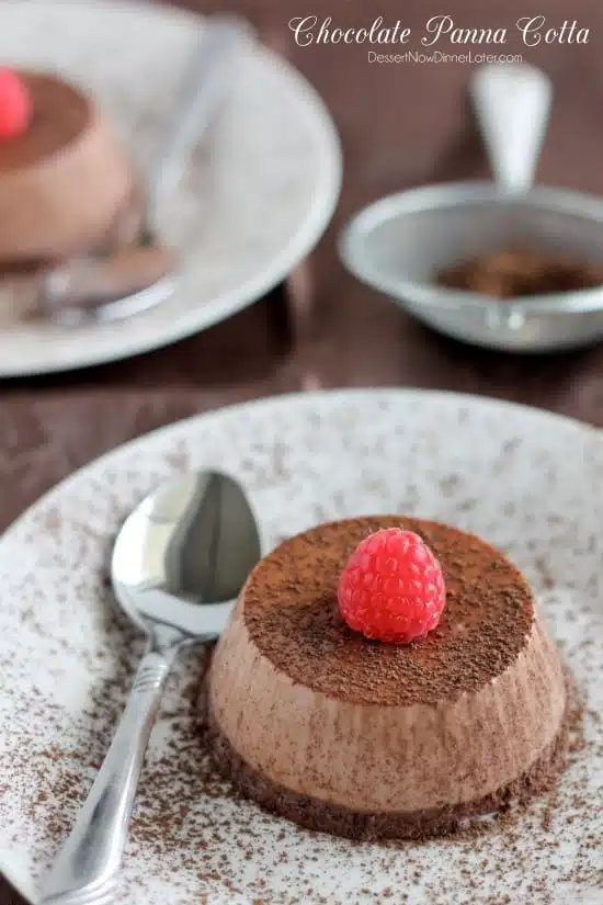 Chocolate Panna Cotta