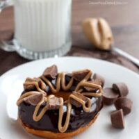 Chocolate Peanut Butter Cup Donuts