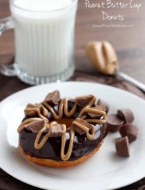 Chocolate Peanut Butter Cup Donuts