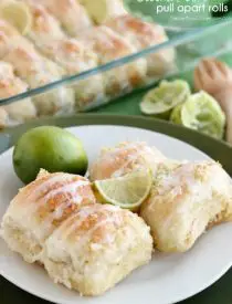 Coconut Lime Pull Apart Rolls