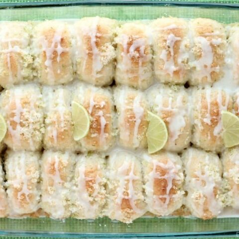 Coconut Lime Pull Apart Rolls