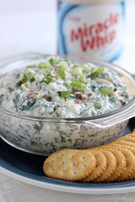 MIRACLE WHIP Creamy Spinach & Artichoke Dip