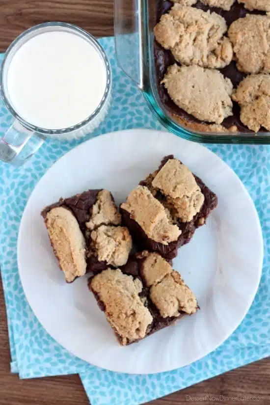  Oatmeal Fudge Bars from DessertNowDinnerLater.com