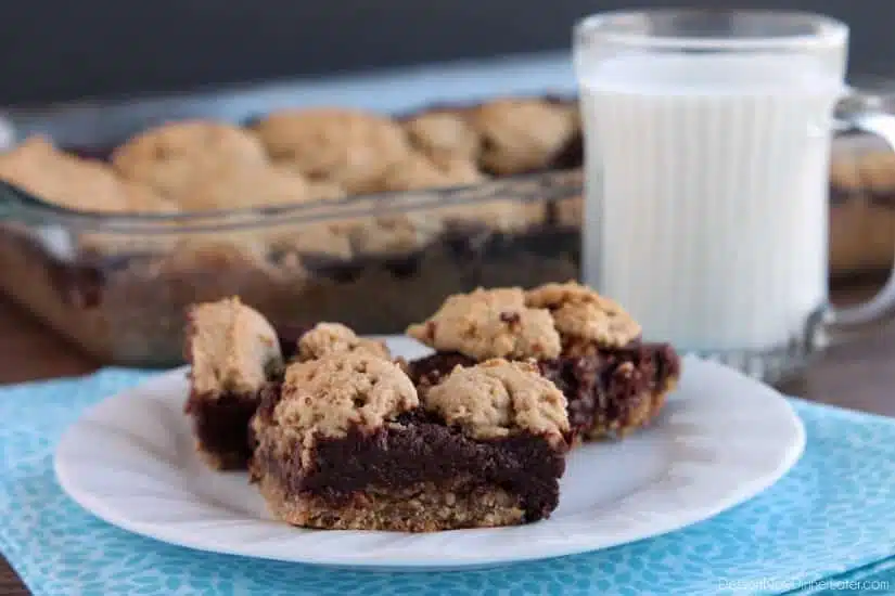  Oatmeal Fudge Bars from DessertNowDinnerLater.com