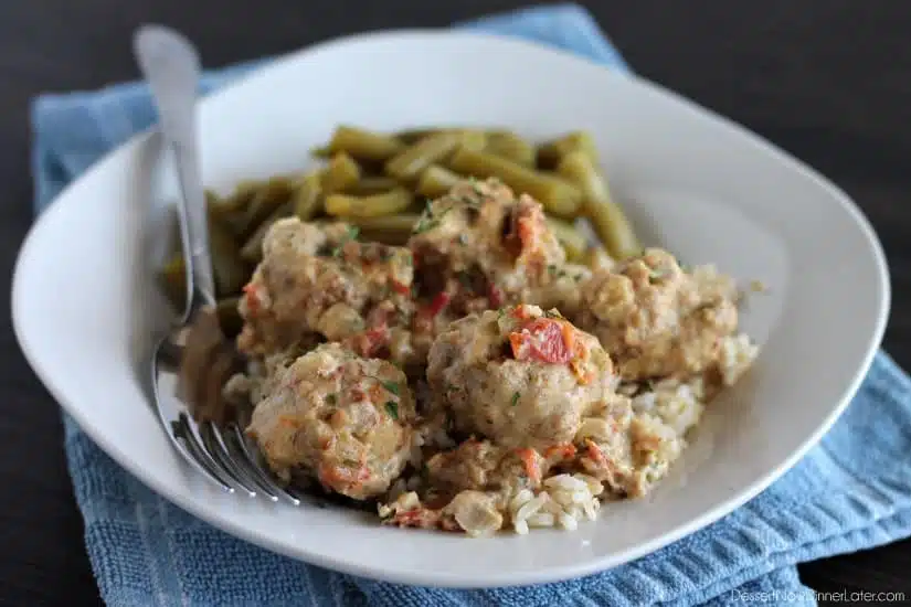 Turkey Meatballs with Sundried Tomato Sauce