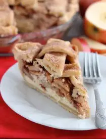 Apple Cheesecake Pie from DessertNowDinnerLater.com