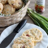 Bacon Cheddar Biscuits from DessertNowDinnerLater.com