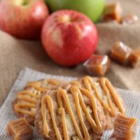 Caramel Apple Snickerdoodles from DessertNowDinnerLater.com