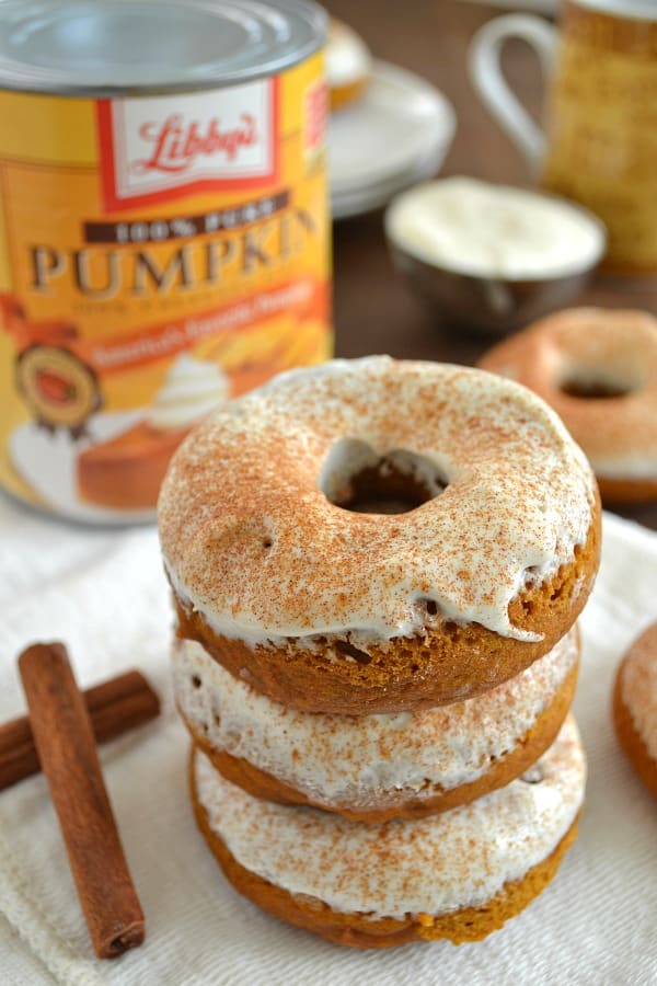 Pumpkin Spice Cheesecake Donuts