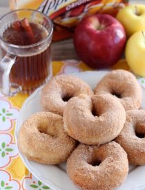 Only 3 ingredients and you can have delicious, fall inspired, Apple Cider Donuts! From DessertNowDinnerLater.com