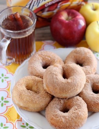 Only 3 ingredients and you can have delicious, fall inspired, Apple Cider Donuts! From DessertNowDinnerLater.com