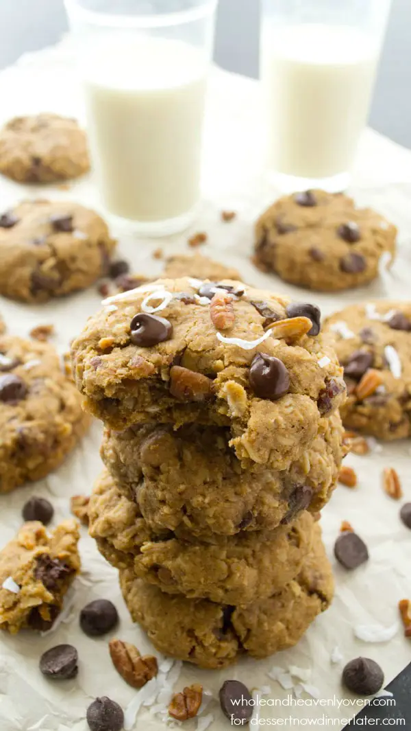 Soft-Baked Kitchen Sink Cookies --- these super-soft and chewy cookies are literally loaded with everything!