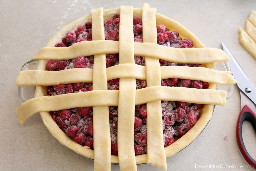 Lattice Pie Crust Tutorial Dessert Now, Dinner Later!