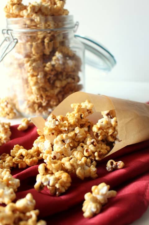 Microwave Salted Caramel Popcorn