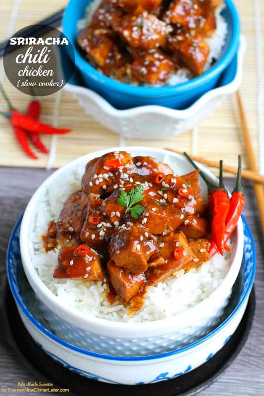 {Slow Cooker} Sriracha Chili Chicken