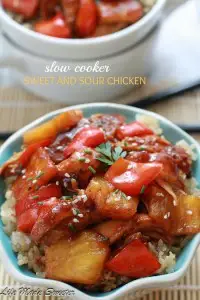 Slow Cooker Sweet and Sour Chicken by Life Made Sweeter