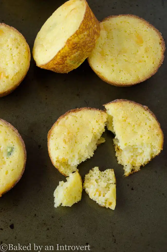 cheddar jalapeno cornbread muffins