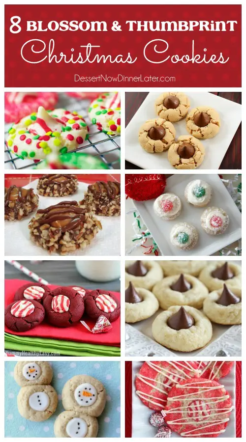 8 Blossom & Thumbprint Christmas Cookies