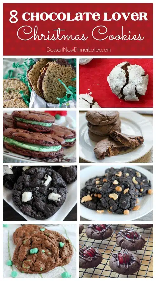 8 Chocolate Lover Christmas Cookies