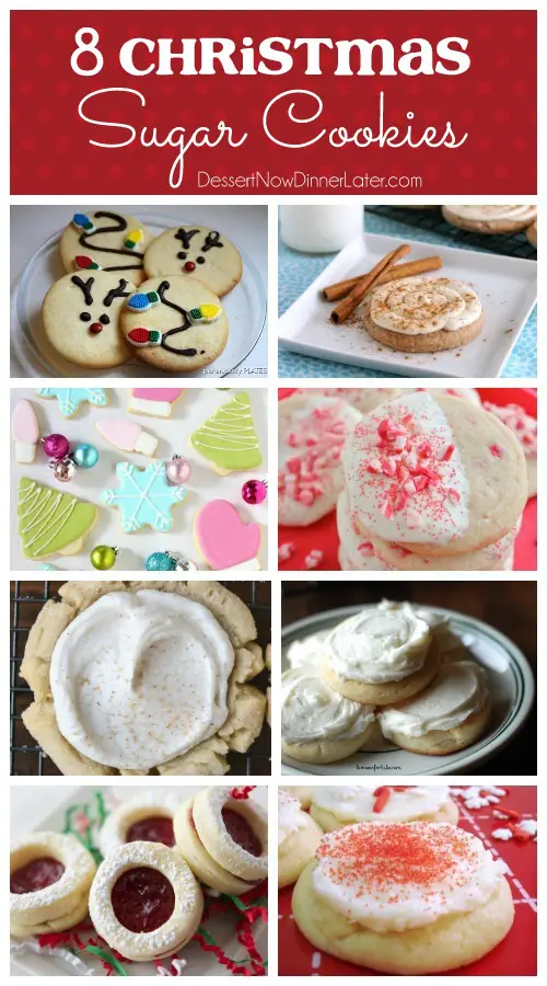 8 Christmas Sugar Cookies