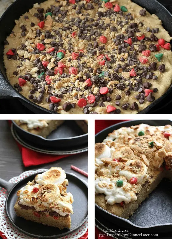 Gingerbread-Smores-Cookie-Pizza----@LifeMadeSweeter