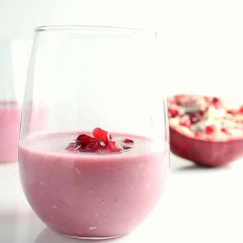 Pomegranate Banana Smoothie