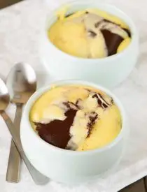 marshmallow fluff pudding chocolate swirl