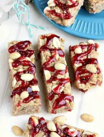 Peanut Butter and Jelly Granola Bars ---by @LifeMadeSweeter
