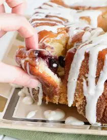 blueberry lemon pull apart bread-4