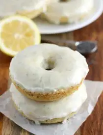 Baked Lemon Poppy Seed Donuts