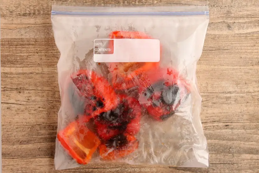 How to roast and peel red peppers at home.