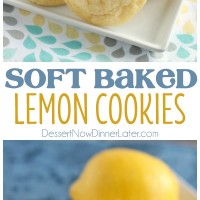 These lemon cookies are soft baked and have plenty of lemon zest, lemon juice, and lemon extract throughout for a delicious lemon treat!