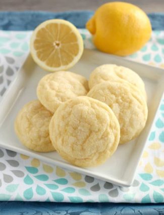 These lemon cookies are soft baked and have plenty of lemon zest, lemon juice, and lemon extract throughout for a delicious lemon treat!