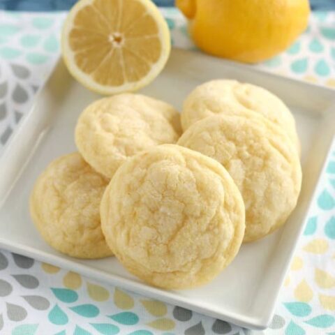 Soft Lemon Sugar Cookies