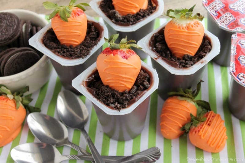 Carrot Easter Pudding Cups - Tutorial