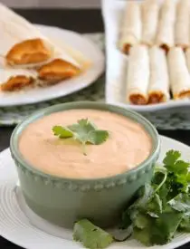 This 4 ingredient Chipotle Ranch makes a delicious dip or dressing!