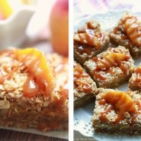 Coconut Peach Streusel Bars