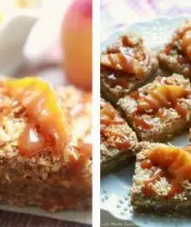 Coconut Peach Streusel Bars