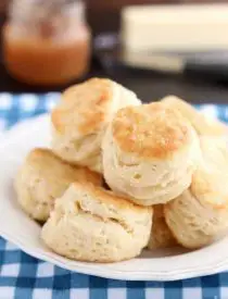 The secret to Foolproof Flaky Biscuits is revealed! Find out how to get flaky, layered, buttery, tender biscuits you will swoon over! (Tips, Tricks, & Photo Tutorial Included!)