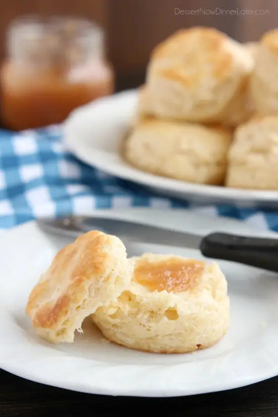 The secret to Foolproof Flaky Biscuits is revealed! Find out how to get flaky, layered, buttery, tender biscuits you will swoon over! (Tips, Tricks, & Photo Tutorial Included!)