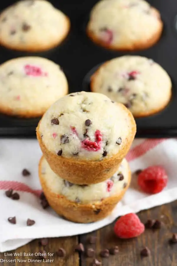 Raspberry Chocolate Chip Muffins