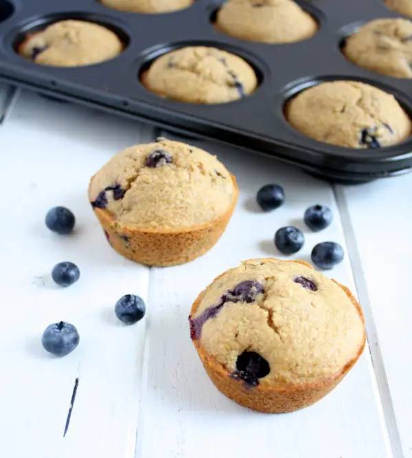 Whole Wheat Blueberry Muffin